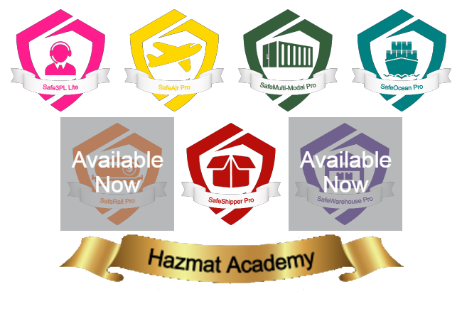 Our SafeHazmat Pro Programs that are planned for release. Safe3PL, SafeAir, SafeMulti-Modle, SafeOcean and SafeShipper.